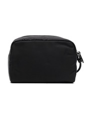 Armani logo-plaque make up bag