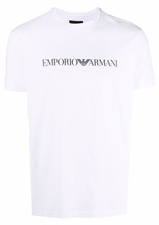 Armani logo-print cotton T-shirt