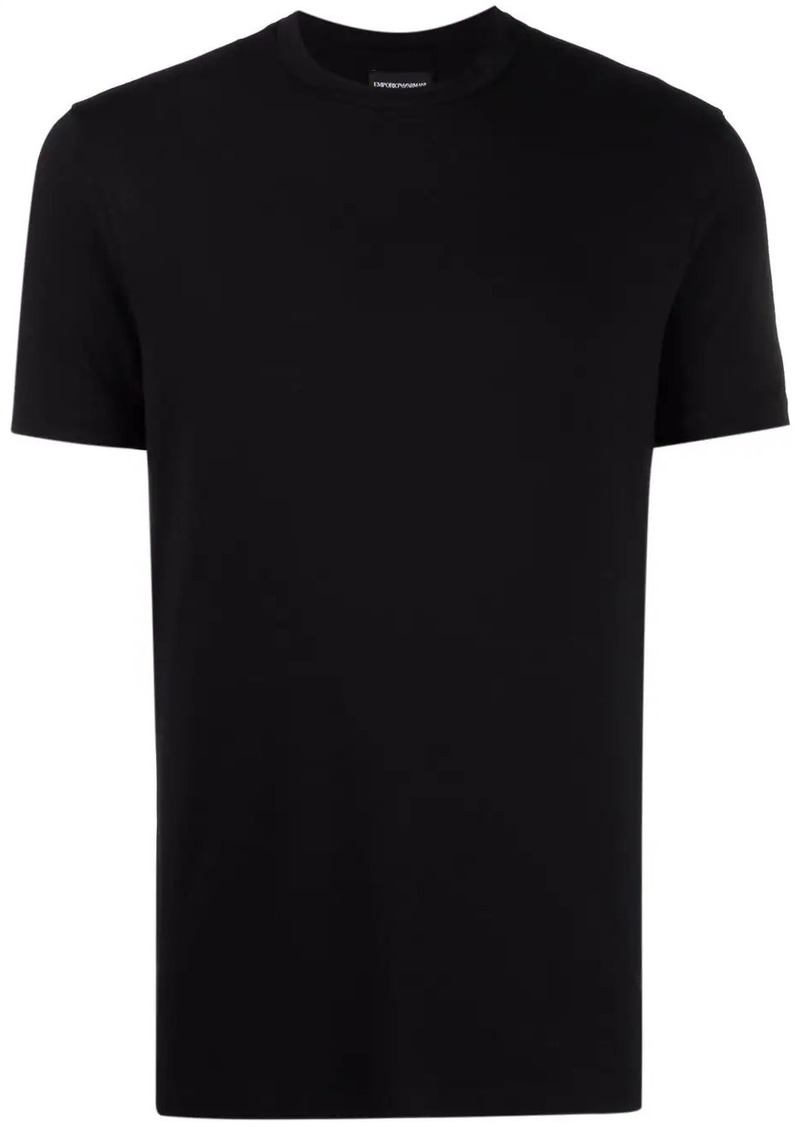 Armani logo-print crew neck T-shirt