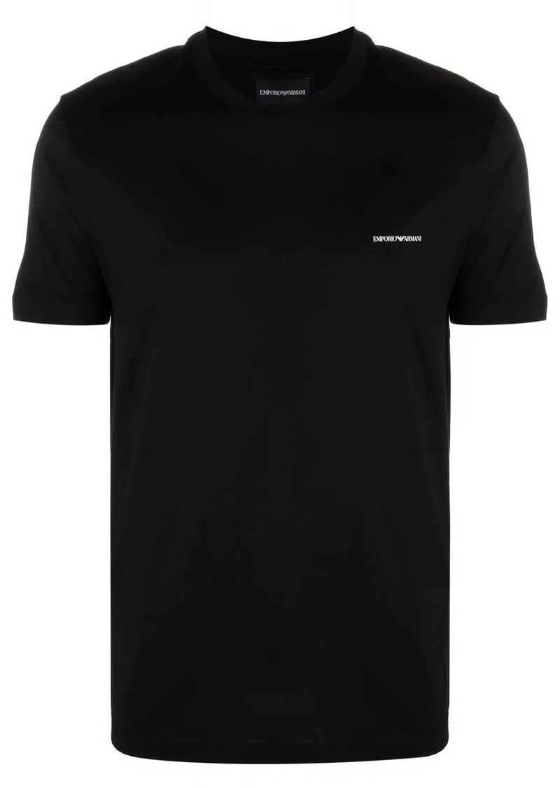 Armani logo-print crew neck T-shirt