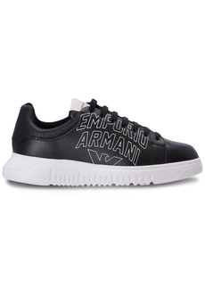 Armani logo-print low-top sneakers