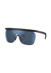 Armani logo-print shield-frame sunglasses