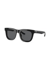 Armani logo-print square-frame sunglasses