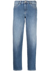 Armani logo-print straight-leg jeans