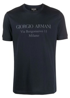 Armani logo print T-shirt