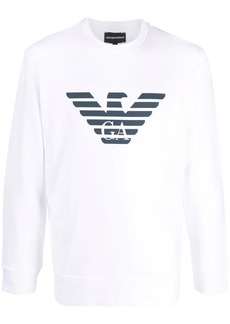 Armani logo-printed sweatshirt