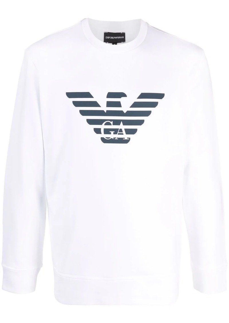 Armani logo-printed sweatshirt