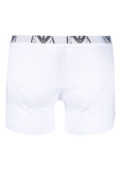 Armani logo-waist cotton boxer briefs