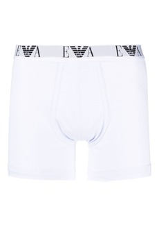 Armani logo-waist cotton boxer briefs