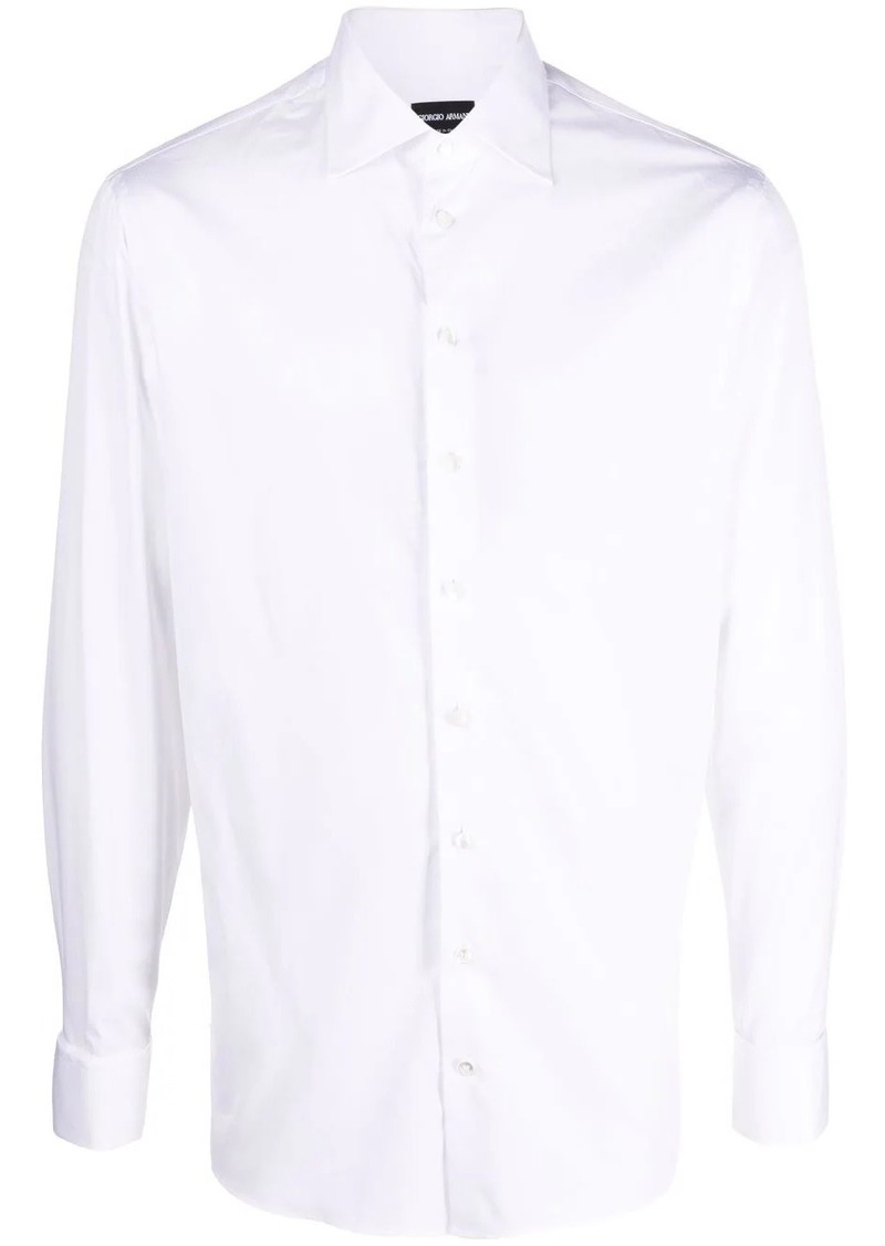 Armani long-sleeve cotton shirt