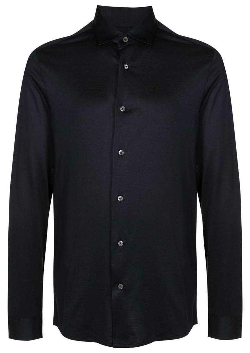 Armani long-sleeve poplin shirt