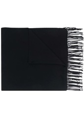 Armani longline fringed scarf