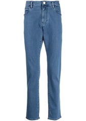 Armani low-rise straight-leg jeans