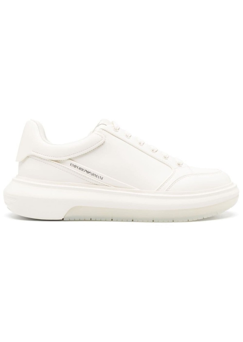 Armani low-top leather sneakers