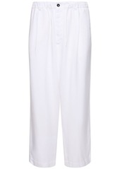 Armani Lyocell Elastic Waistband Pants