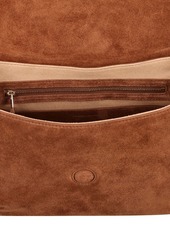 Armani Medium Suede Shoulder Bag