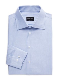Armani Micro Pattern Dress Shirt