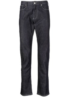 Armani mid-rise slim-cut jeans