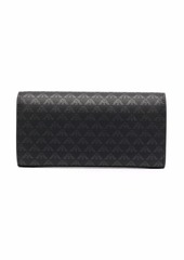 Armani monogram-print faux-leather wallet