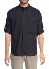 Armani Multi-Pocket Cotton Sportshirt