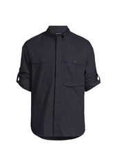 Armani Multi-Pocket Cotton Sportshirt