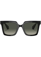 Armani oversize-frame gradient-lenses sunglasses