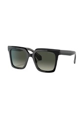 Armani oversize-frame gradient-lenses sunglasses