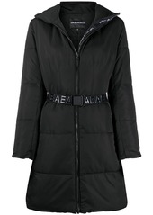Armani padded belted coat