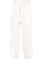 Armani panelled drawstring cotton track pants