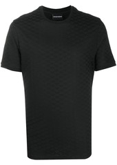 Armani plain textured T-shirt