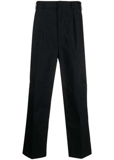 Armani pleat-detail straight-leg trousers