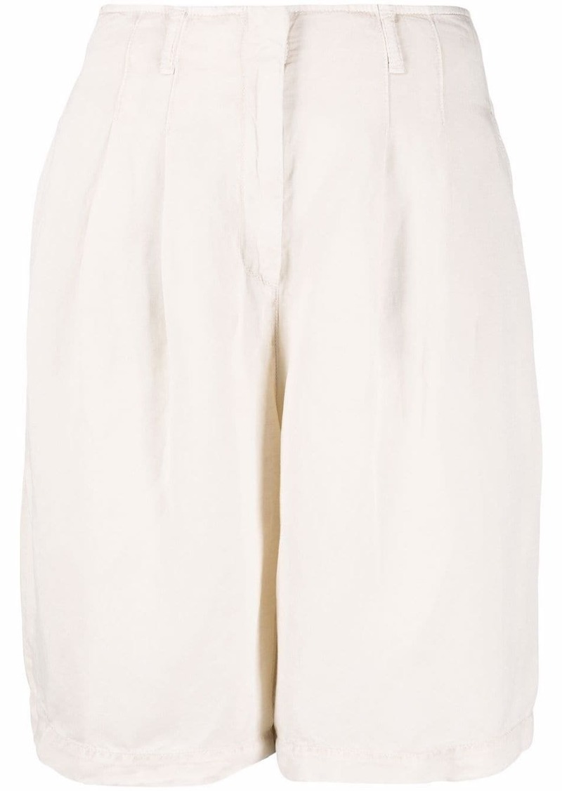 Armani pleat-detail tailored shorts