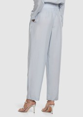 Armani Pleated Silk Crepe High Waist Pants