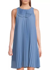 Armani Pleated Sleeveless Minidress