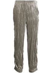 Armani pleated tapered trousers