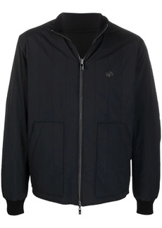 Armani quilted panel bomber jacket