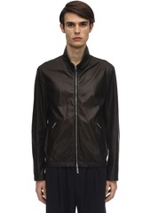 Armani Reversible Leather & Nylon Jacket
