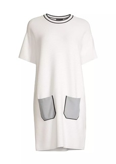 Armani Rib-Knit T-Shirt Dress
