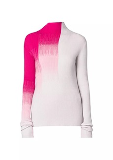 Armani Rib-Knit Turtleneck Sweater
