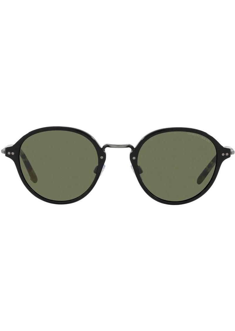 Armani round frame sunglasses