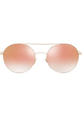 Armani round frame sunglasses