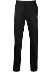 Armani satin waistband slim-fit trousers