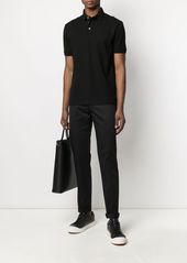 Armani satin waistband slim-fit trousers