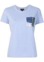 Armani sequin-detail pocket T-shirt