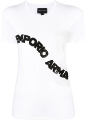 Armani sequin logo T-shirt