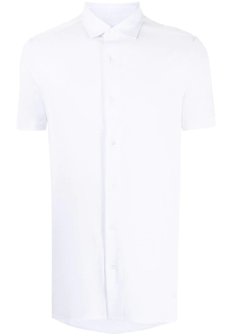 Armani short-sleeve poplin shirt