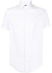 Armani short-sleeved poplin shirt