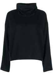 Armani side-zip knitted jumper