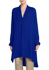 Armani Silk Georgette Tunic Blouse