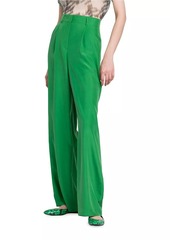 Armani Silk High-Rise Trousers